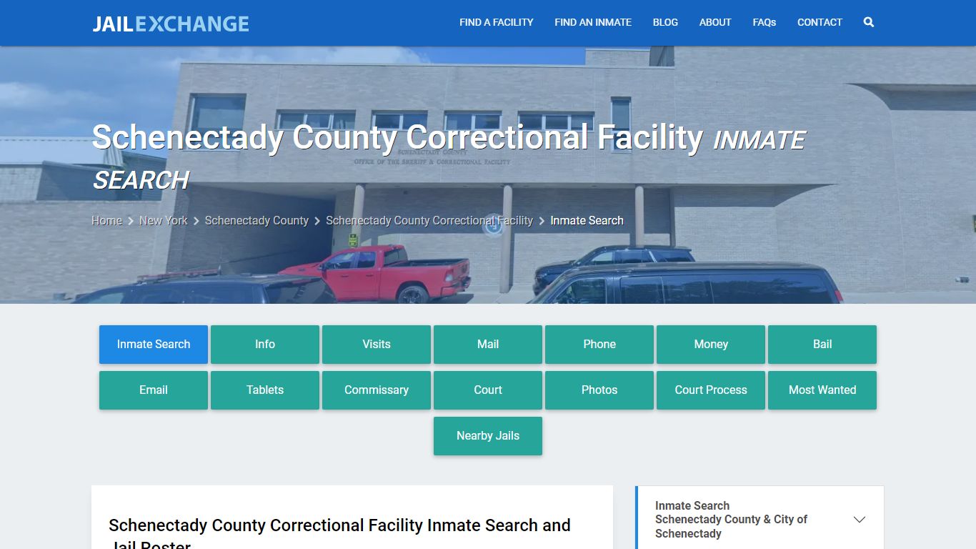 Schenectady County Correctional Facility Inmate Search - Jail Exchange