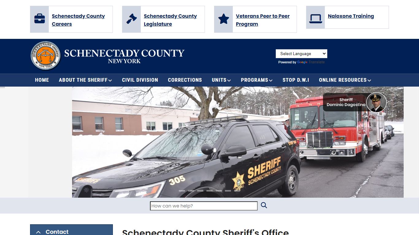 Schenectady County Sheriff's Office | Schenectady County
